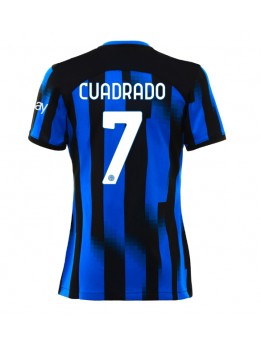 Inter Milan Juan Cuadrado #7 Heimtrikot für Frauen 2023-24 Kurzarm